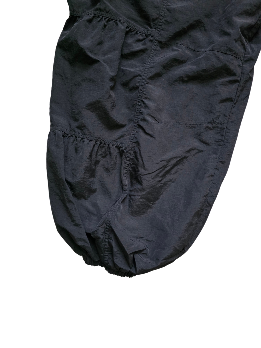 HALARA Mid Rise Drawstring Pocket Ruched Parachute Casual Cargo Baggy Pants L - Picture 5 of 16